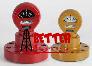 BETTER TYPE F Mud Pressure Gauge Equal OTECO Model 6 Flanged / Union end Connection 0-10000 psi Standard service