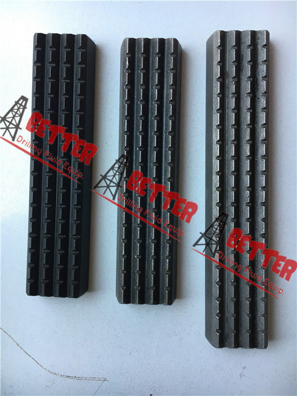 Tong dies slip inserts  1/2"x 1 1/4"x 5" black phosphating alloy steel made API 7K standard pyramid tooth type