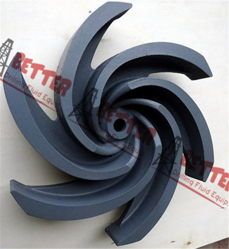 BETTER High Chrome Impeller Hard Iron, 304ss, 316ss Open and Semi-open style for Mission Centrifugal Pump