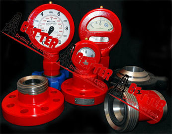 Model 8 Mud Pressure Gauge  Flanged Connection and FIG1502 union